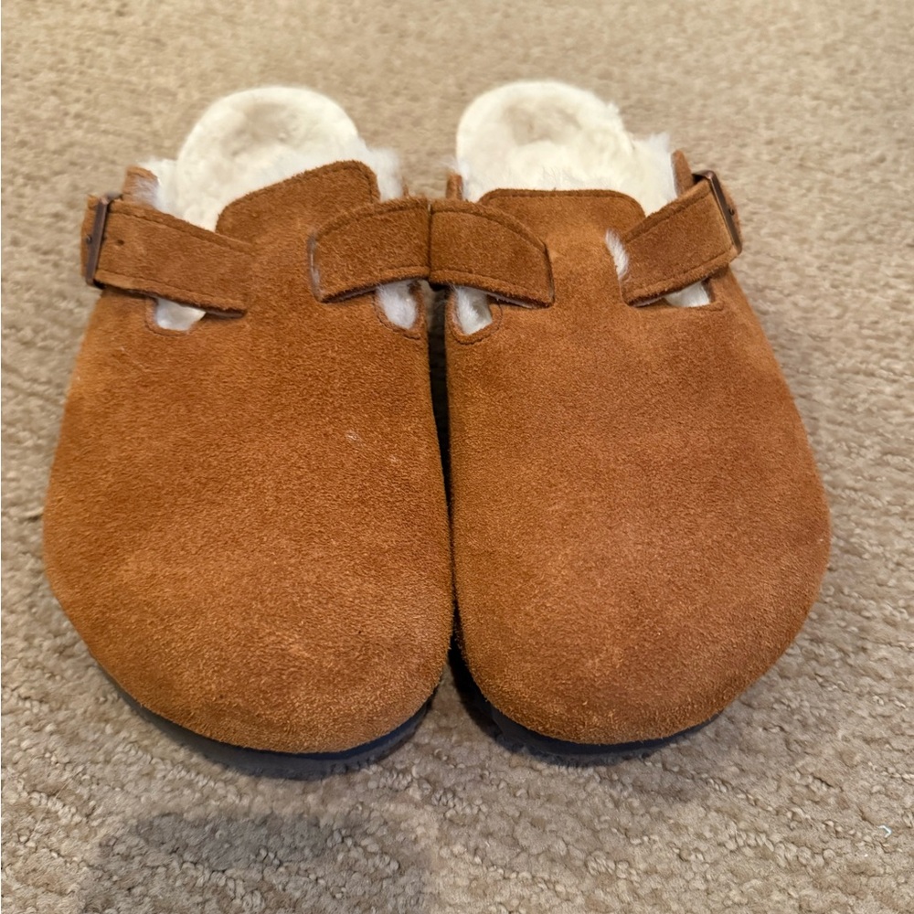 Birkenstock Boston Shearling Clogs size 37